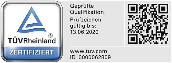 Bausachverständiger für Immobilienbewertung mit TÜV Rheinland geprüfter Sachkunde (PersCert TÜV Rheinland)